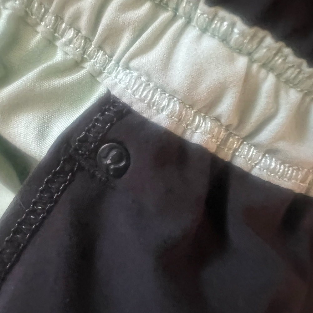 Lululemon work it out joggers( black/teal) - Picture 3 of 5